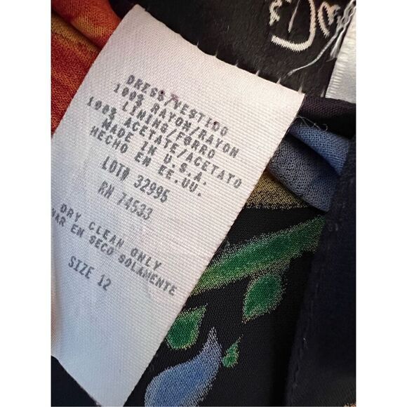 Vintage Floral Dress 1990s - Picture 7 of 7